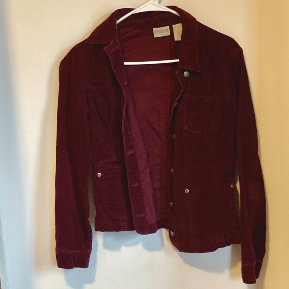 Chico's casual purple jacket